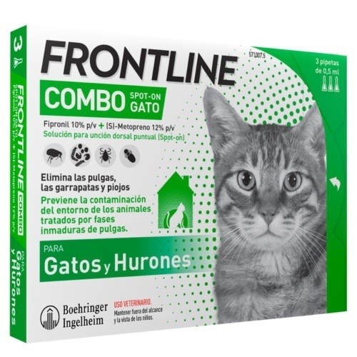 FRONT LINE GATOS COMBO 6 PIPETAS