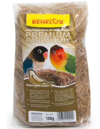 PELO PREMIUN MIX "Agapornis "100 gr. Benelux