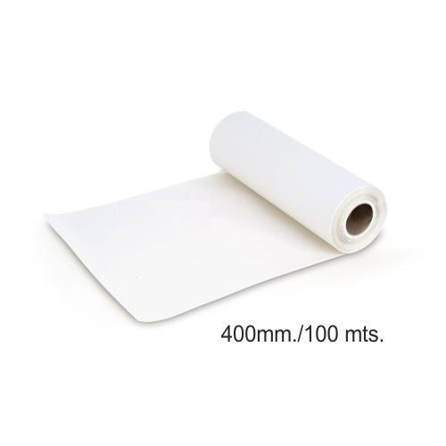 PAPEL BLANCO ROLLO 400mm.