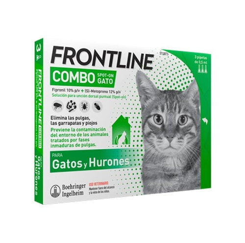 FRONTLINE GATOS COMBO 3 PIPETAS