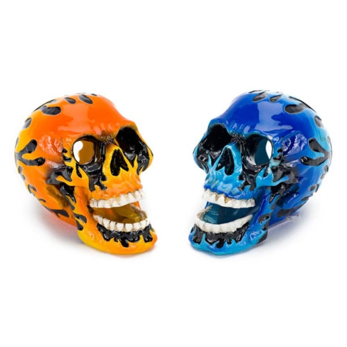 CALAVERA MINI FLAME SKULL ((3,75X 6,25X5 CM.)