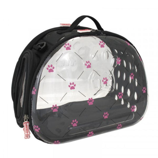 BOLSO TRANSPARENTE Plegable Pink Paws