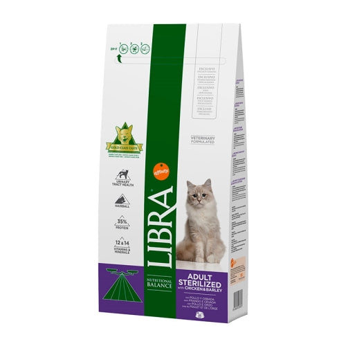 LIBRA CAT STERILIZED 12 KG.