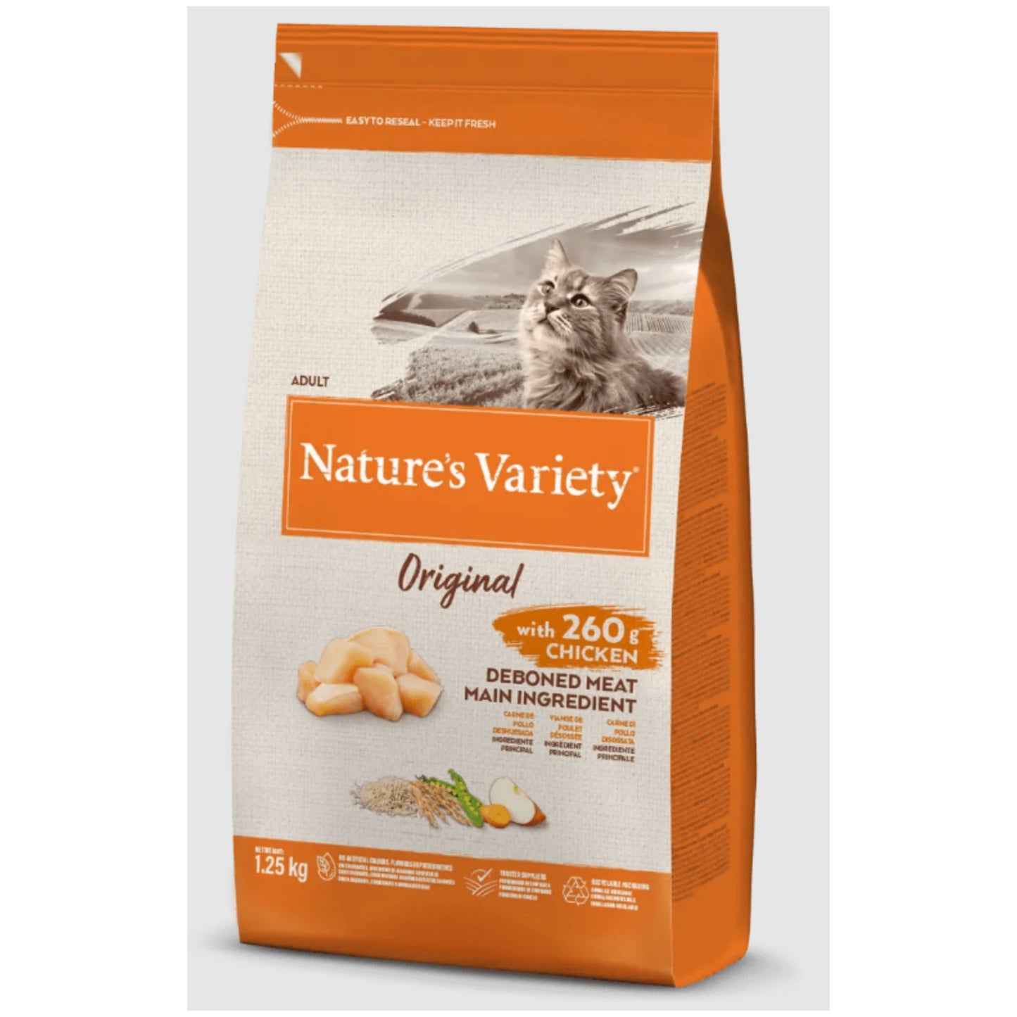 NATURES VARIETY CAT ORIGINAL POLLO 1.25 Kg.