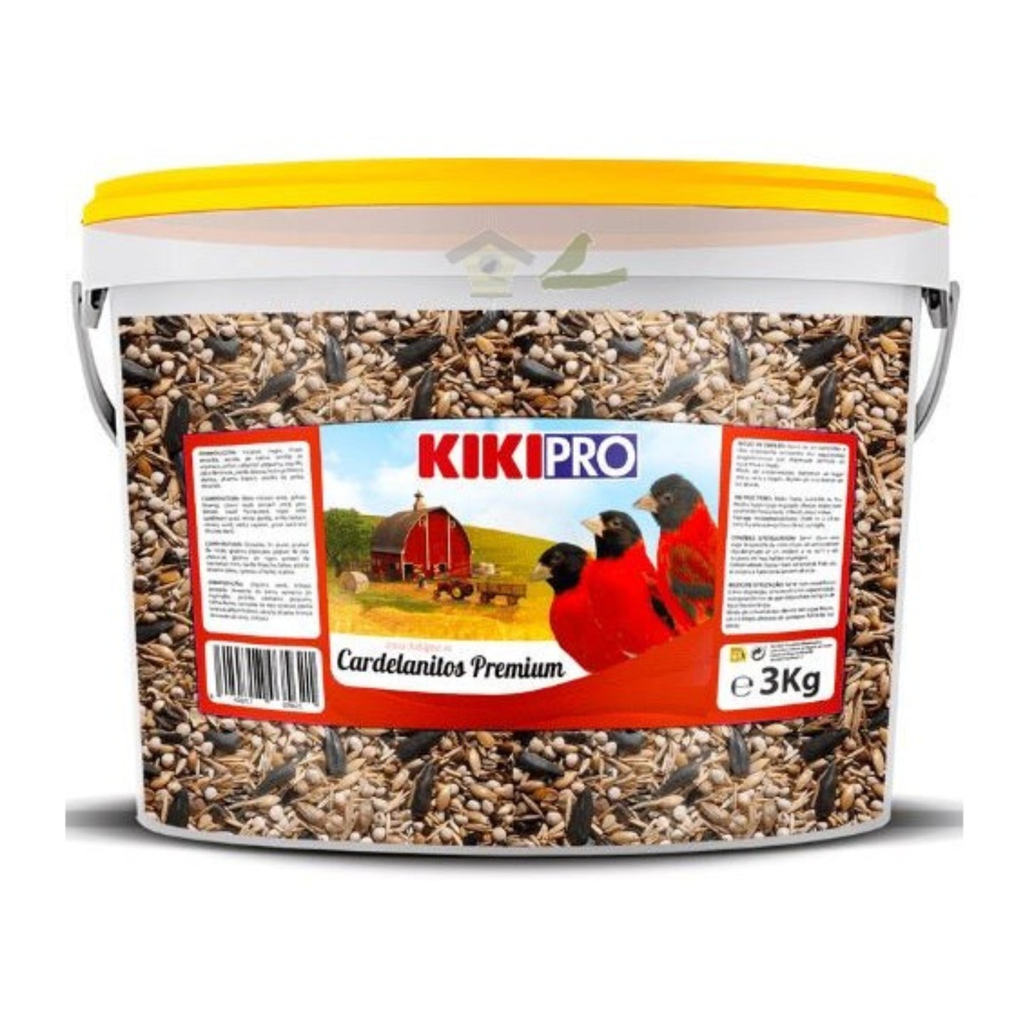 KIKIPRO CARDENALITOS PREMIUN 3 Kg.