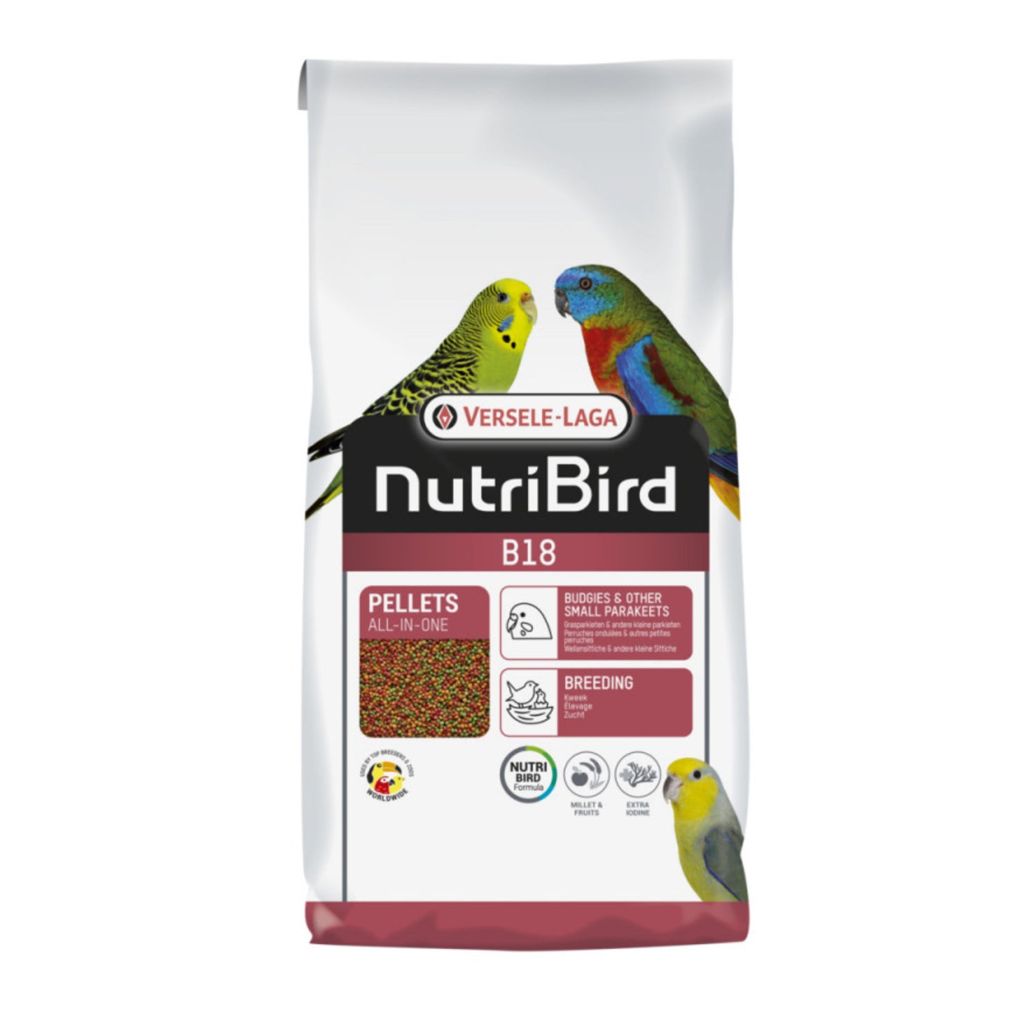 NUTRIBIRD B18 Cria 10 Kg. Periquitos y Agapornis