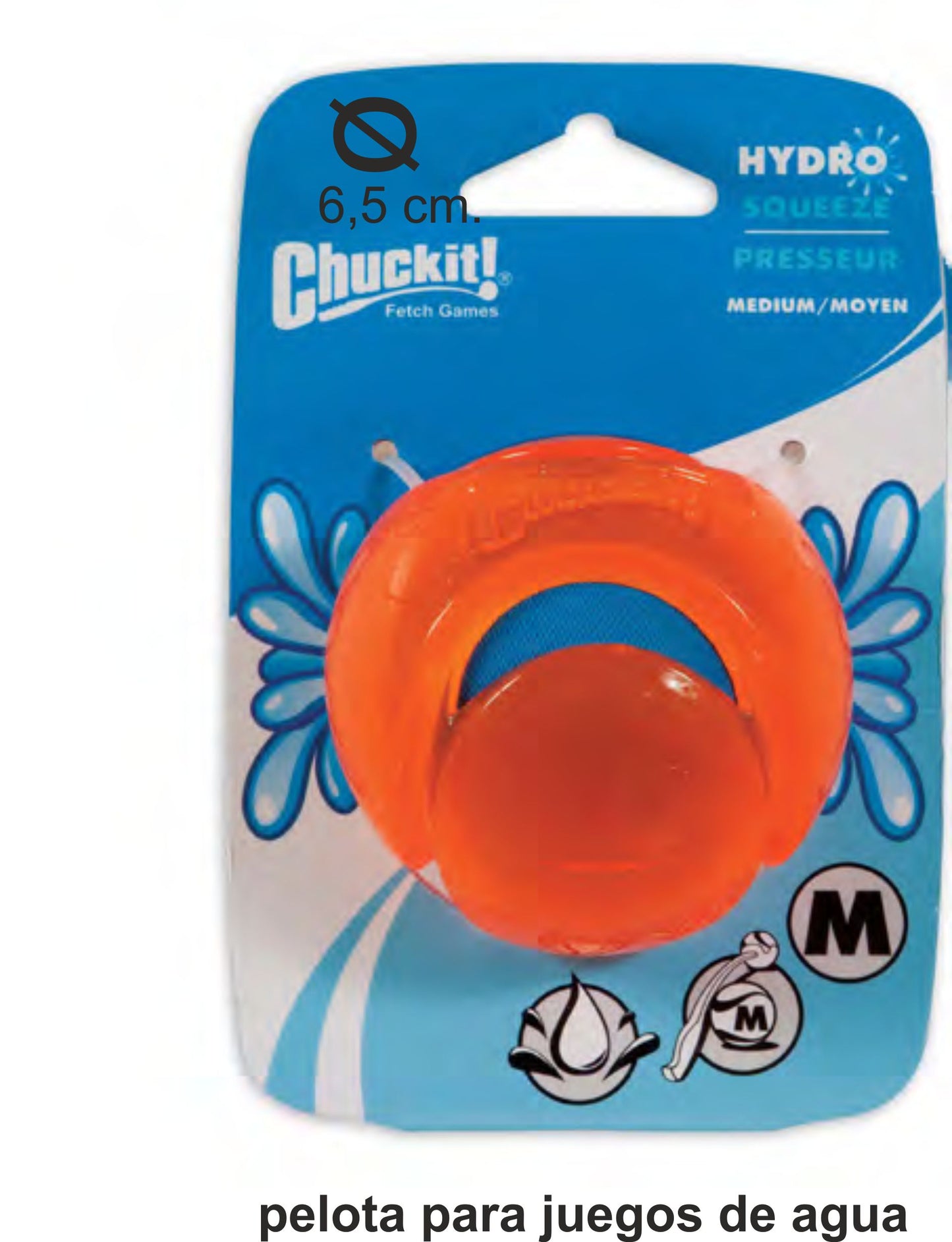 CHUCKIT PELOTA HYDROSQUEEZE MEDIANA