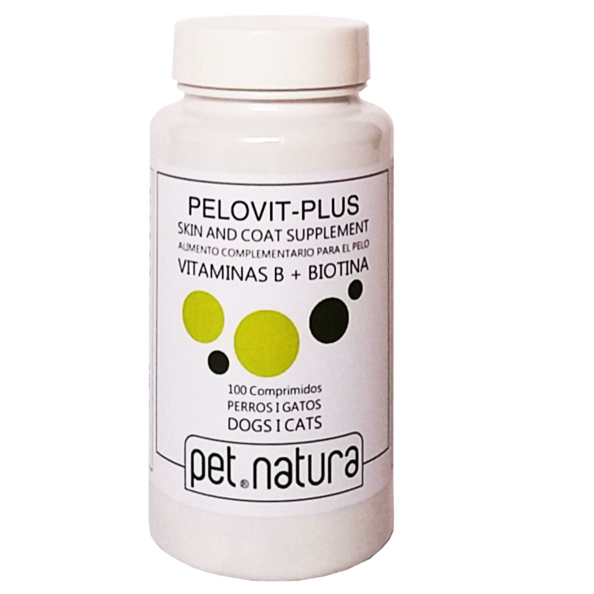 PELO VIT PLUS BIOTINA 60 Comprimidos.PetNatura