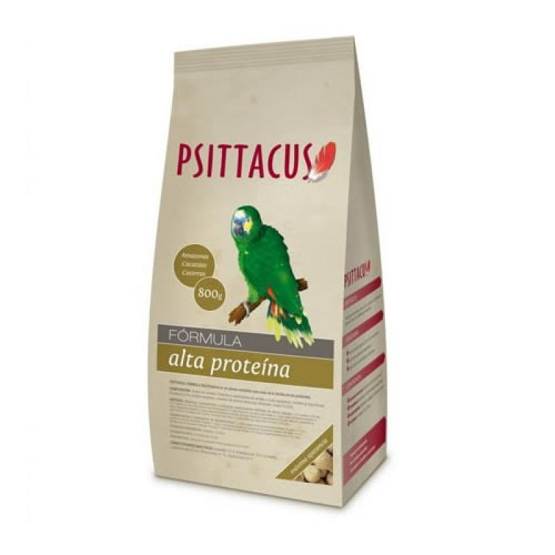 PSITTACUS PIENSO ALTA PROTEINA 800 GR.